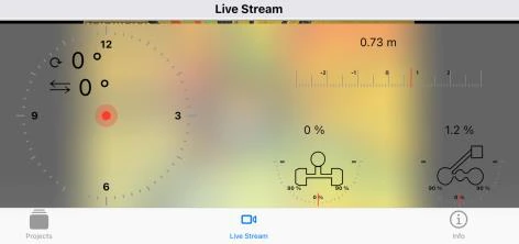 RiVision Mobile live stream interface
